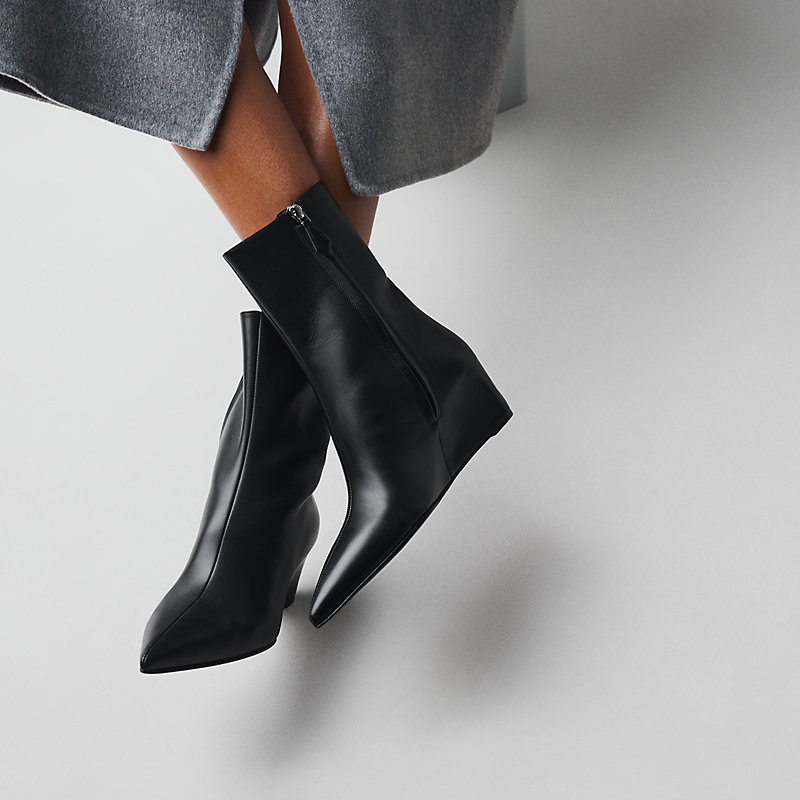 Leonie 55 ankle boot - Black | Hermès Macau SAR